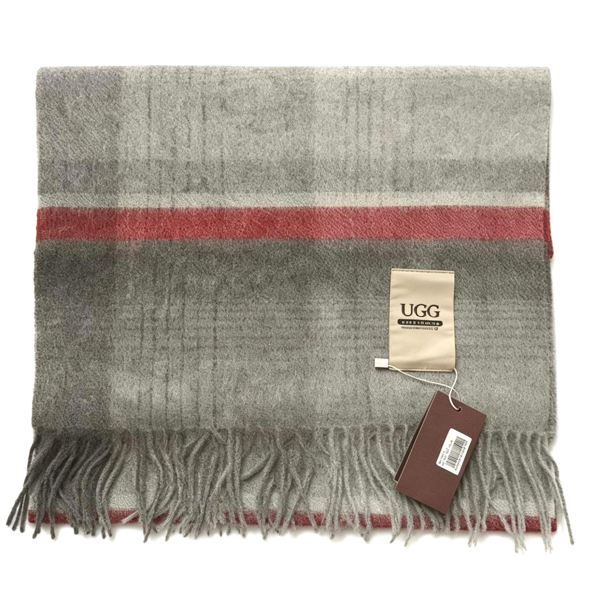 175 x 32cm / Grey / Red