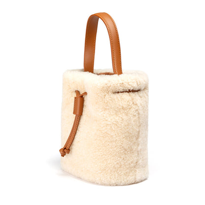 UGG Premium Fluffy Bucket Bag