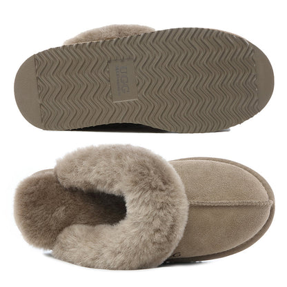Platinum Platform Scuff Uggs