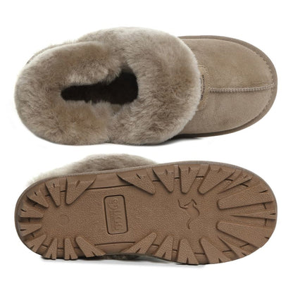 Fluffy Strap Ladies Scuff Uggs