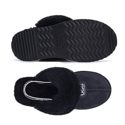 Premium Platform Fluffy Ugg Scuff