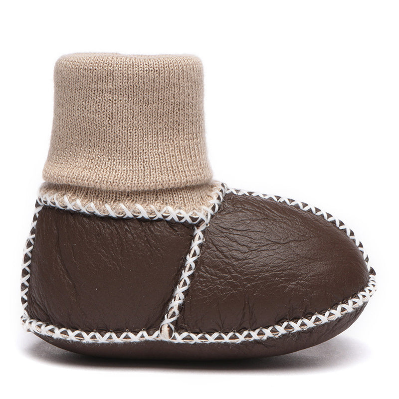 Brown / Large- Foot Lenght: 12cm-13cm