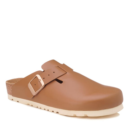 Smooth Leather Ugg Slippers
