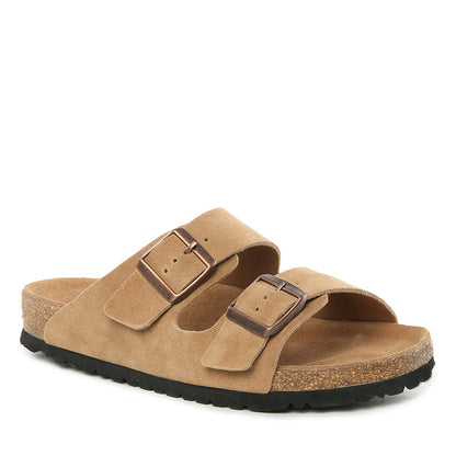 Platinum Buckle Ugg Slippers