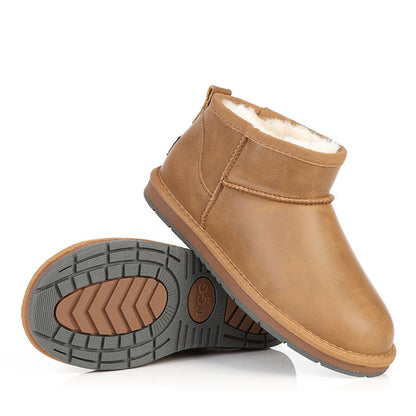 Ugg Mini Slant Nappa Leather Boots