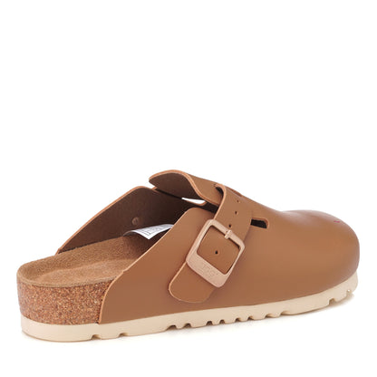 Smooth Leather Ugg Slippers