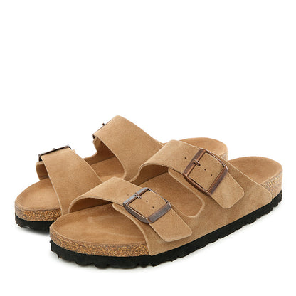 Platinum Buckle Ugg Slippers