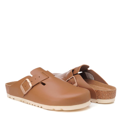 Smooth Leather Ugg Slippers