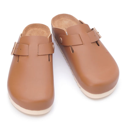 Smooth Leather Ugg Slippers