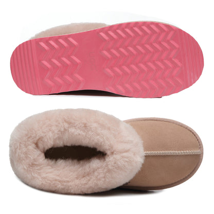Platinum Platform Ugg Slippers