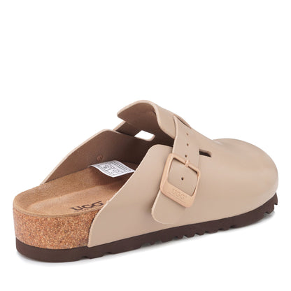 Smooth Leather Ugg Slippers