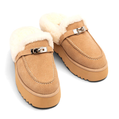 Mule Platform Ugg Slippers