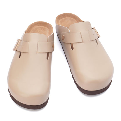 Smooth Leather Ugg Slippers