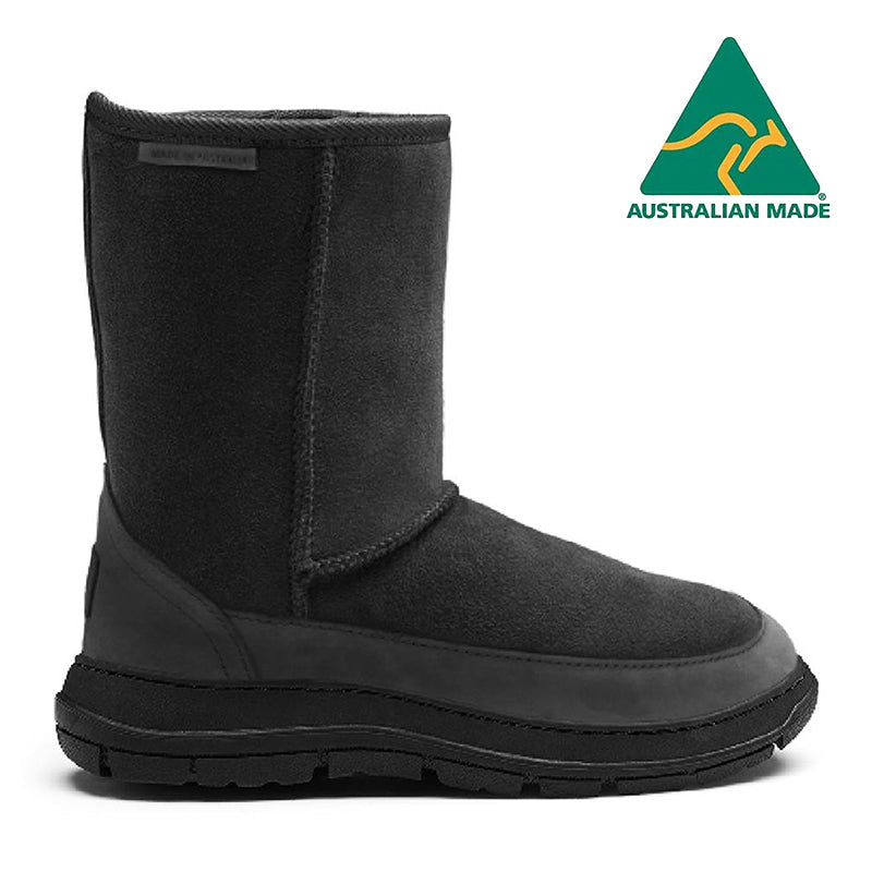 Black / US WOMEN 14 / US MEN 13 / AU LADIES 14 / AU MEN 12 / EU 45 / UK 12