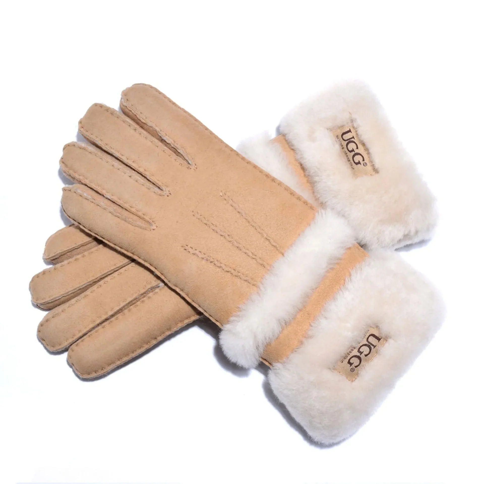  - UGG Double Cuff Sheepskin Gloves - Original UGG Australia Classic