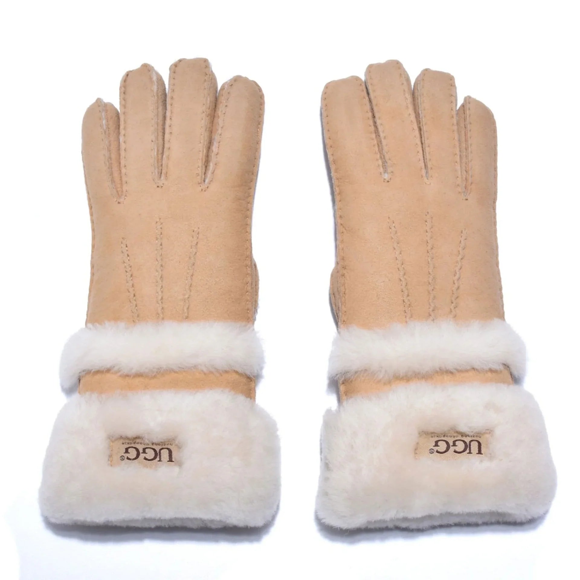  - UGG Double Cuff Sheepskin Gloves - Original UGG Australia Classic