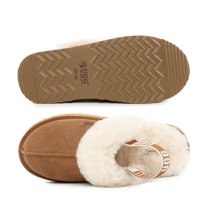 Platinum Slingback Scuff Uggs