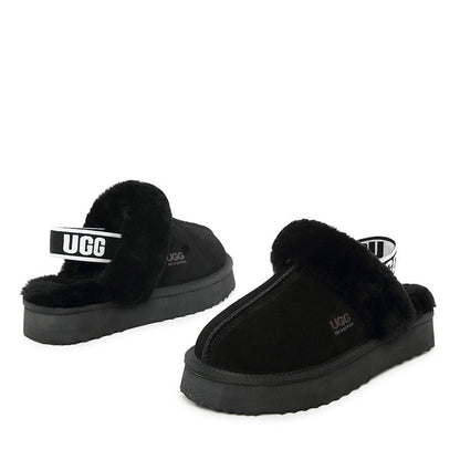 Platinum Slingback Scuff Uggs